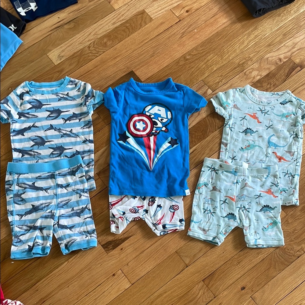 Gap Kids' Blue and White Pajama Set